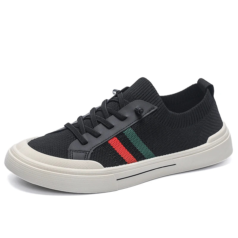 Men's breathable mesh casual shoes  summer lightweight soft soled comfortable outdoor walking shoes youth versatile trendy shoes
