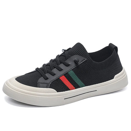 Men's breathable mesh casual shoes  summer lightweight soft soled comfortable outdoor walking shoes youth versatile trendy shoes