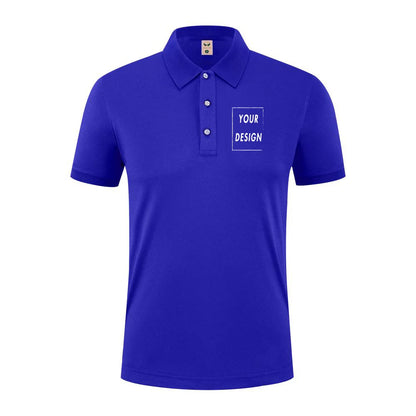 2025 Summer Causal Polo Shirt Custom Logo Printed Text Picture Brand Embroidery Personal Design Breathable Men And WomenTops