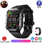 2026 Military Outdoor Smart Watch Men's GPS Flashlight Bluetooth Call 2.01" AMOLED Screen 3ATM Waterproof Sports Smartwatch Hw12
