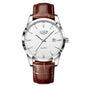 LIGE Military Watch For Men Fashion Business Watch Men Casual Leather Sport Waterproof Men's Quartz Wristwatches Reloj Hombre