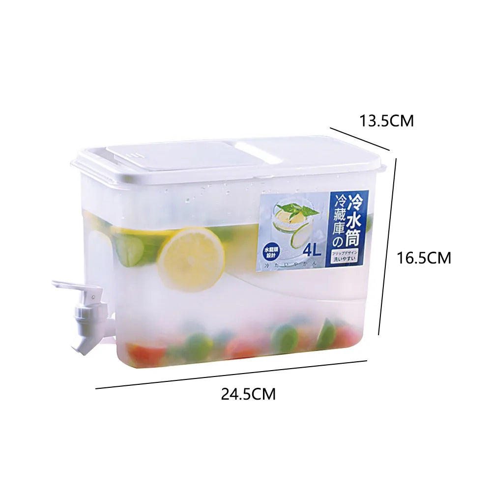 with Faucet Refrigerator Cold Kettle Multifunction Refrigerator Water Dispenser Large Capacity Fridge Water Jug for Cold Drinks