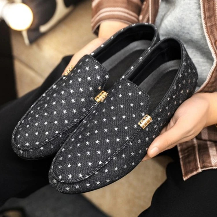 Spring summer fashion casual driving shoes one foot lazy shoes men's single shoes