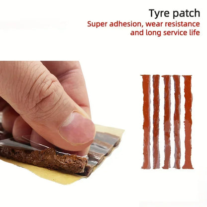 Motorcycle Tire Repair Kit - Professional Emergency Puncture Fix for Motorcycle and Car Tires