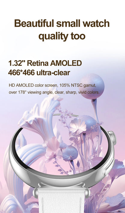 2026 New Women's Health Care Smartwatch ECG Blood Pressure Uric Acid Blood Lipids Sports IP68K Bluetooth call Fashion Smartwatch