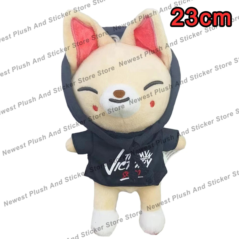 *SKZOO Kpop Plush Toys,Wolf Bear Foxes Duck Cartoon Cute Plush Animal Backpack Dolls, Large Messenger Bag, Throw Pillow, Gift