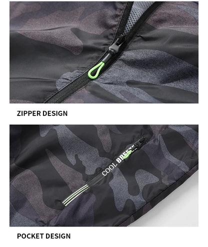 Summer Air-Conditioning Workwear with Fan Cooling, Outdoor Temperature-Reducing Breathable Vest with 4 Fans and Super Large Airf