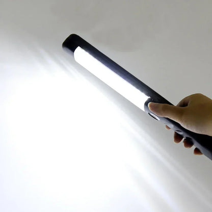 LED Handheld Flashlight Work Light USB Rechargeable Strong Light Lantern Torch Work Lamp with Magnet Hook Workshop Repair Lights