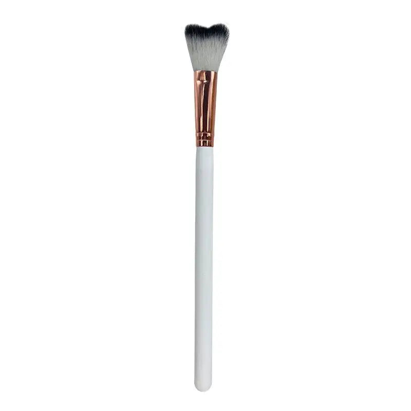 1Pc Curved Lash Shampoo Brush - Soft Bristle For Eyelash Extension Cleansing Makeup Removal Bath Swoop Beauty Tool