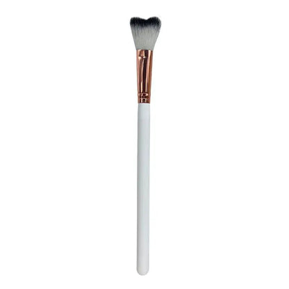 1Pc Curved Lash Shampoo Brush - Soft Bristle For Eyelash Extension Cleansing Makeup Removal Bath Swoop Beauty Tool