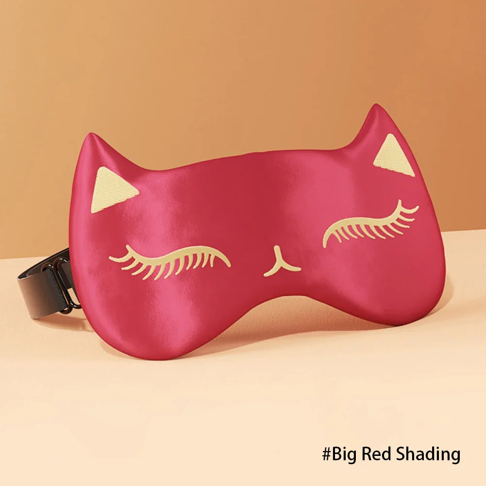 1Pc Pure Silk Sleep Natural Sleeping Eye Mask Eye Shade Cover Shade Eye Patch Women Men Soft Portable Blindfold Travel