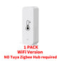 Tuya Zigbee WiFi Smart Temperature And Humidity Sensor Battery Powered ZigBee Smart Home Security Work With Alexa Google Home