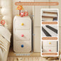 Cute Solid Wood Children's Nightstands for Children Furniture Dormitory Storage Bedside Tables Narrow Kid's Storage Cabinet