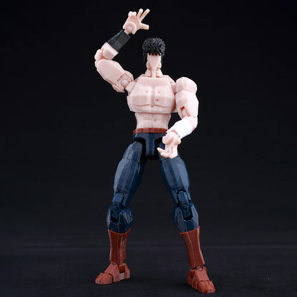 9L3D Multi-joint Articulated Anime Figures Saitama Kenshiro One Punch Man Fist North Star Chainsaw Man Dummy 13 Collectible Toys