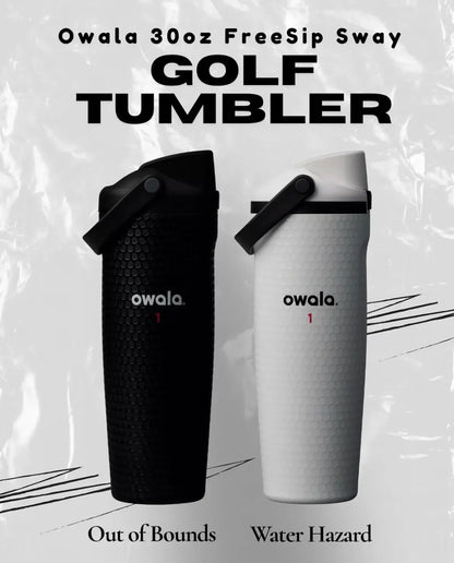 Sway 30oz Insulated Cup Golf Edition Handle Cup Insulated Water Bottle Sports Large Capacity Straw Water Cup