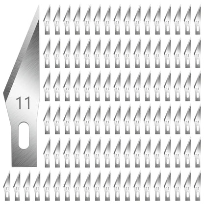 Exacto High Carbon Steel Blades, 100/200/300PCS Craft Knife Blades, Exacto Knife Blades 11,11 Exacto Knife Refill Blades
