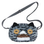 Fuggler Original ALLEY CATS Plush Bag Big Head Ugly Tooth Monster Crossbody Furry Funk Purse Backpack Wallet Storage BagGift