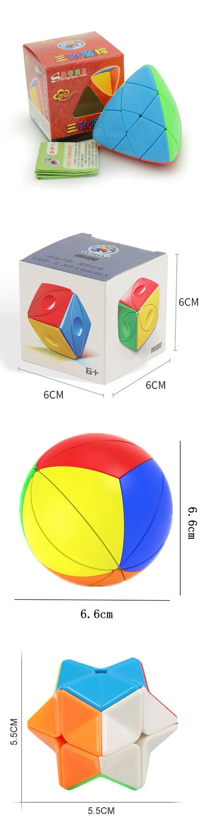 Fast Turning Cube Puzzle For Kids Speedcube IQ Test Brain Teaser Games Children Montessori Educational Toys Zauberwürfel