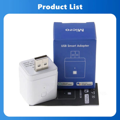 Tuya Smart WiFi/Zigbee Micro 1 2 3 USB Adaptor Switch 5V Mini USB Power Adaptor Smart Life Control Via Alexa Google Yandex alice