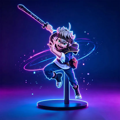 16cm Asta Black Clover Figure Anime Action Figure Scale Figure Collection Model Birthday Gift Doll Toy PVC Standing Posture