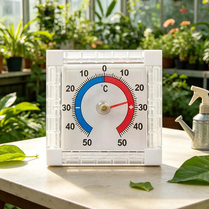Indoor Outdoor Temperature Gauge Weather Resistant Monitor Temperature Monitor Meter for Backyard Patio Lawn Greenhouse Home