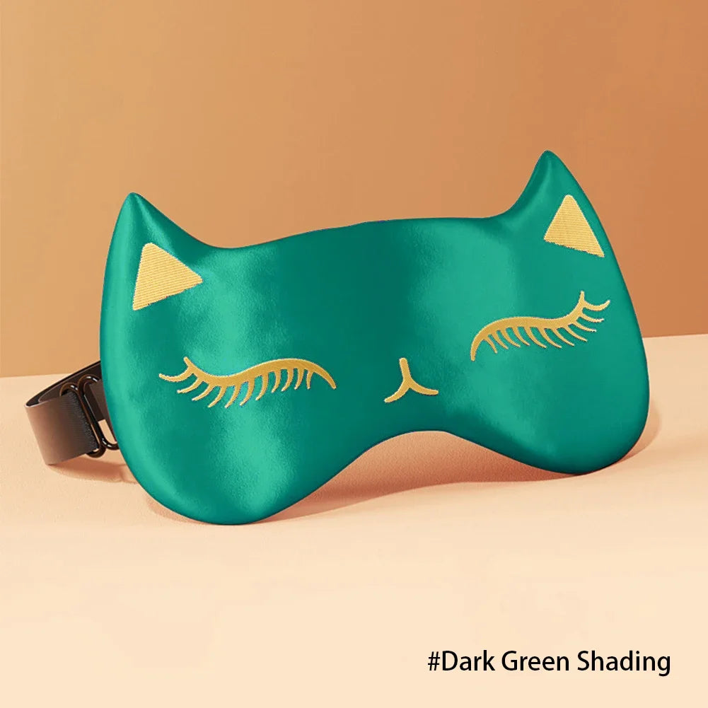1Pc Pure Silk Sleep Natural Sleeping Eye Mask Eye Shade Cover Shade Eye Patch Women Men Soft Portable Blindfold Travel