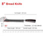 Damascus Chef's Knife Kitchen Knives Set Professional Boning Knife Meat Cleaver Utility Knife Japanese Santoku Knife with Cover