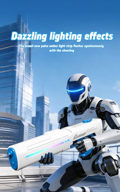 2026 New Pulse Electric Water Gun Fully Automatic Large Capacity Continuous Shooting Children's Beach Water Gun Party Toy