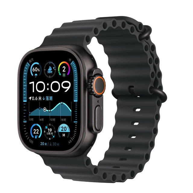 Ocean Strap for apple watch Band 44mm 40mm 45mm 41mm 49mm 46mm silicone correas bracelet iWatch series 7 5 6 3 se 8 Ultra 2 9 10