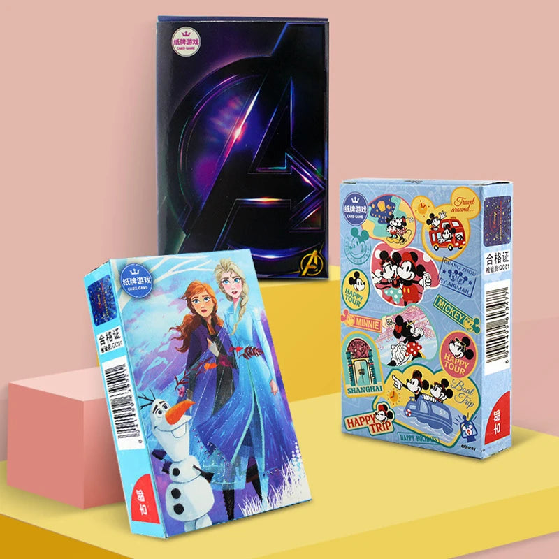Disney Mickey Frozen Stitch Poker Lots-o'-Huggin' Bear Playing Cards Playing Cards Poker Indoor Family Entertainment Board Games