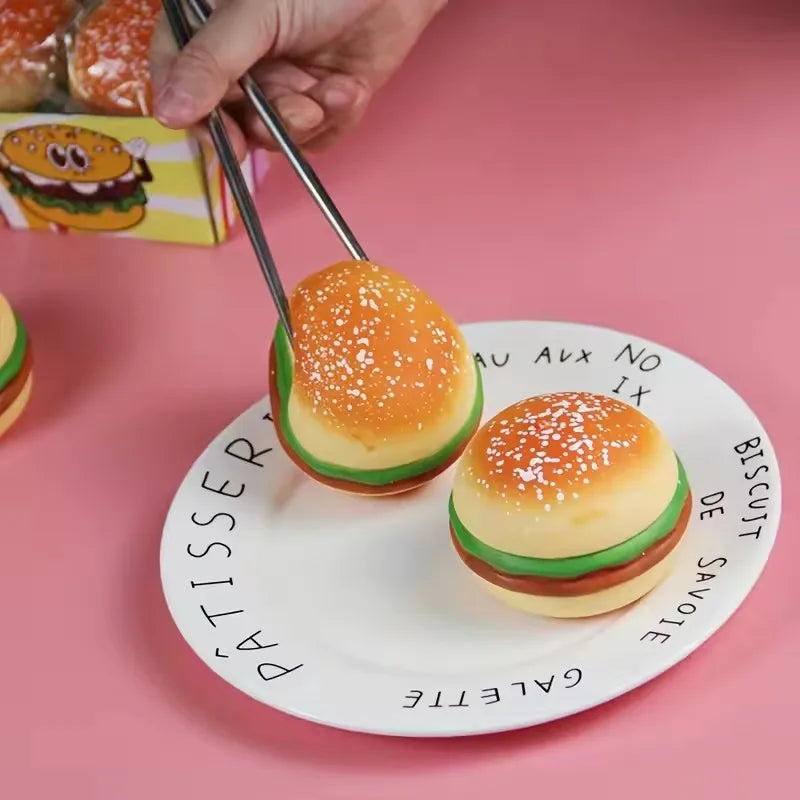 1PC TPR Stress Relief Toys Release Decompression Squeezing Simulation Coke French fries Hamburgers Slow Rebound Birthday Gift