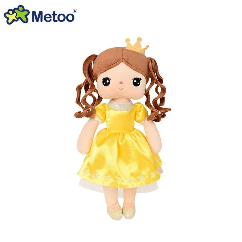 Original 38cm Metoo Angela Dolls Pink Sweet Fairy Tale Princess Cute Toy Beautiful Skirt Dolls Birthday Holiday Gifts For Kids
