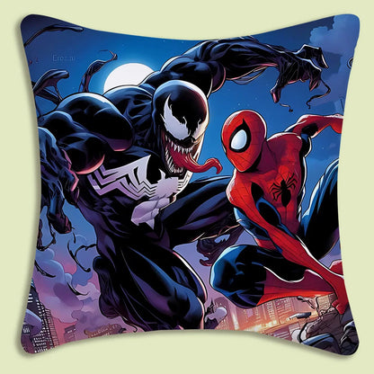 Spider-Man mascot Pillow Covers Cartoon Sofa Decorative Home Double-sided Printing Short Plush Cute Cushion Cover