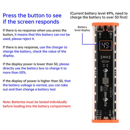 8Slots 18650/21700 Power Bank Case DIY Kit Mecha Transparent Quick Charge Flash Charger Battery Case Kit Power Bank Box Type C