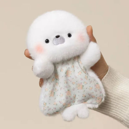 Cartoon Bean Bag Doll Soft Fluffy Texture Decompression Stuffed Animals Supine Position Skin-friendly
