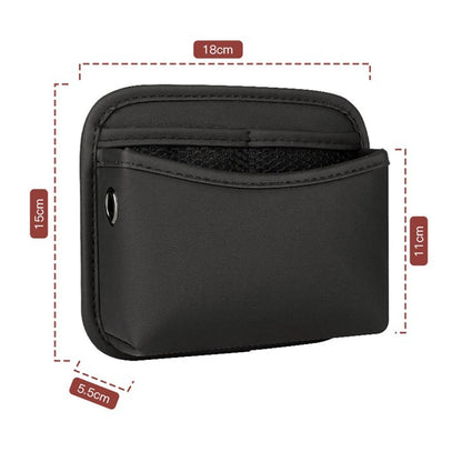 Universal Car Organizer Pocket Bag For Car Storage Box Collecting Bag Cards Phone Key Paste Box Self Adhesive Car Storage Pocket