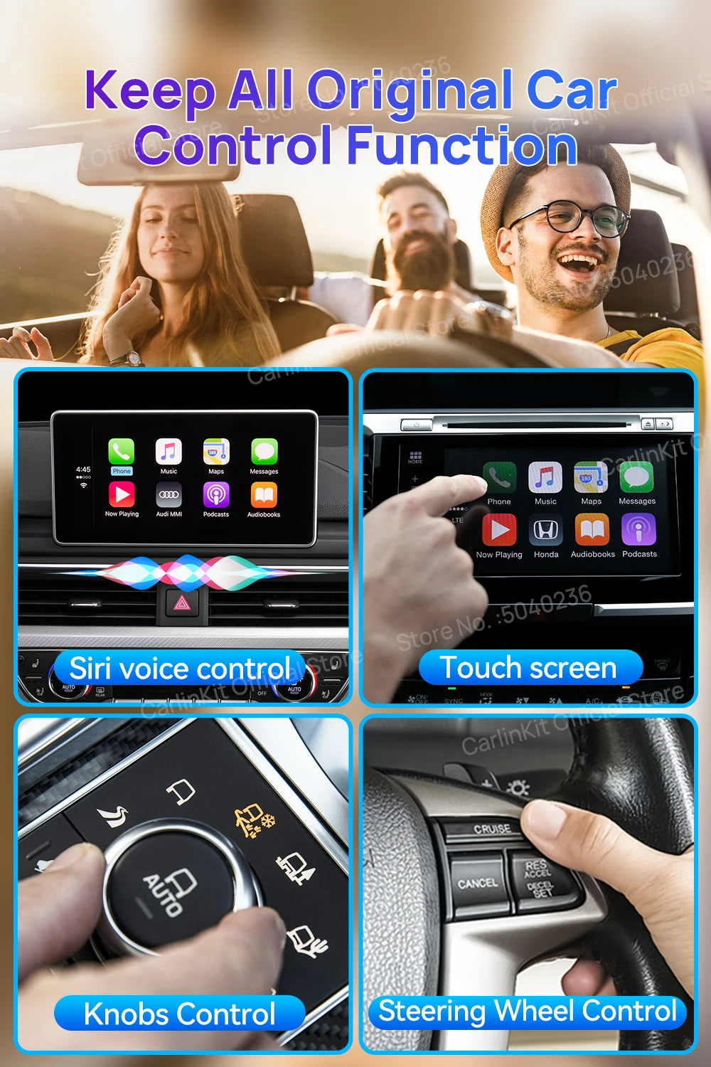 CarlinKit CarPlay Ai Box Android 13 SM6225 8 Cores 64GB 128GB Car Smart Streaming Box Wireless CarPlay Android Auto For Netflix