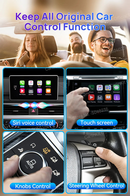 CarlinKit CarPlay Ai Box Android 13 SM6225 8 Cores 64GB 128GB Car Smart Streaming Box Wireless CarPlay Android Auto For Netflix