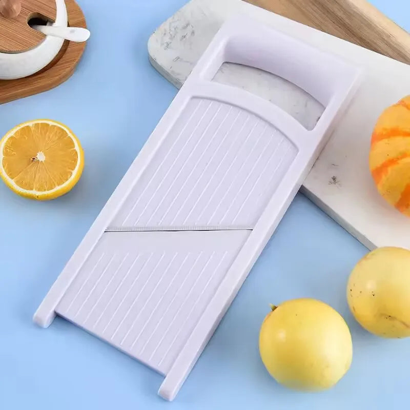 Potato Slicer Household Multi-functional Slicer Stainless Steel Hand-held Vegetable and Fruit Slicer Hanging Kitchen Tools