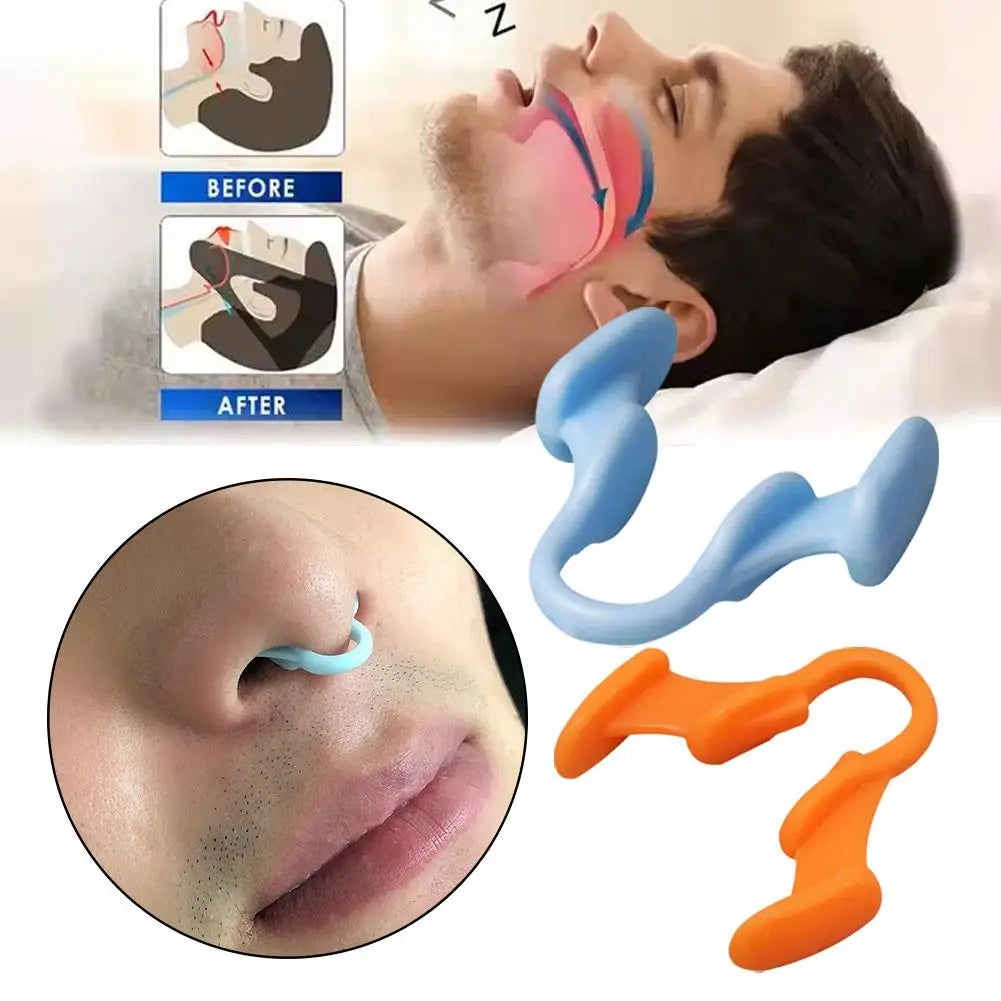 Silicone Nasal Dilator Stop Snoring Silicone Nose Clip Sport Easy Breath Nasal Clip Stop Snoring Aid Device Improve Sleeping