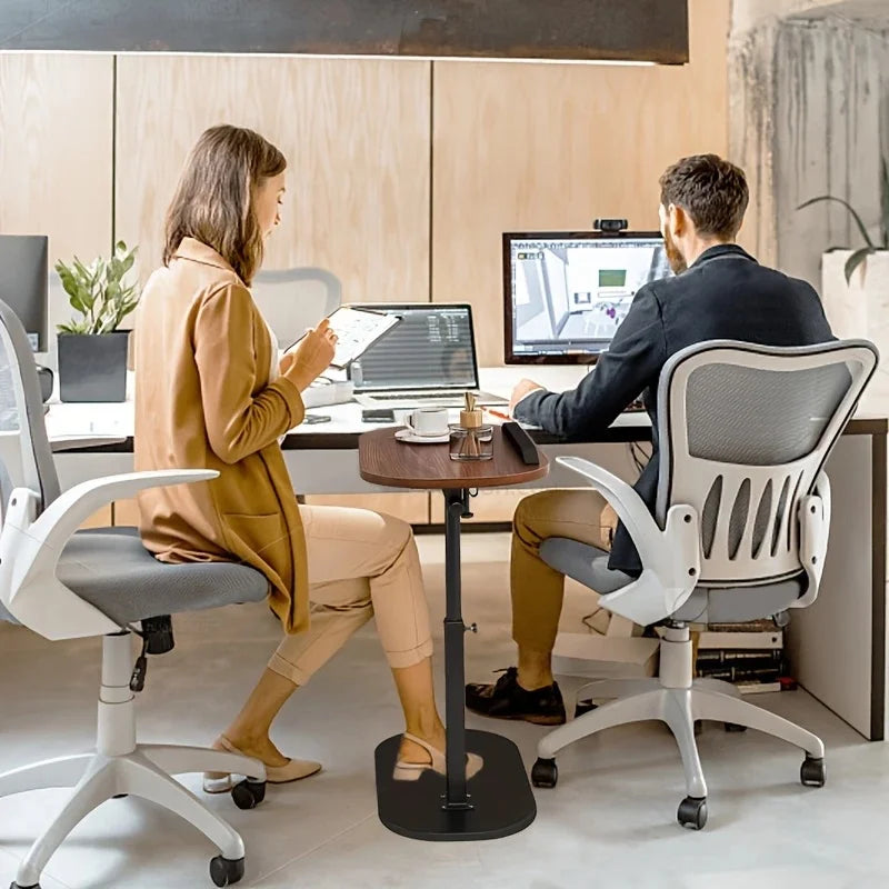 Multifunctional Lift Workstation For Small Space Computer Desk Foldable Bedside Table Adjustable Laptop Home Office Tea Table