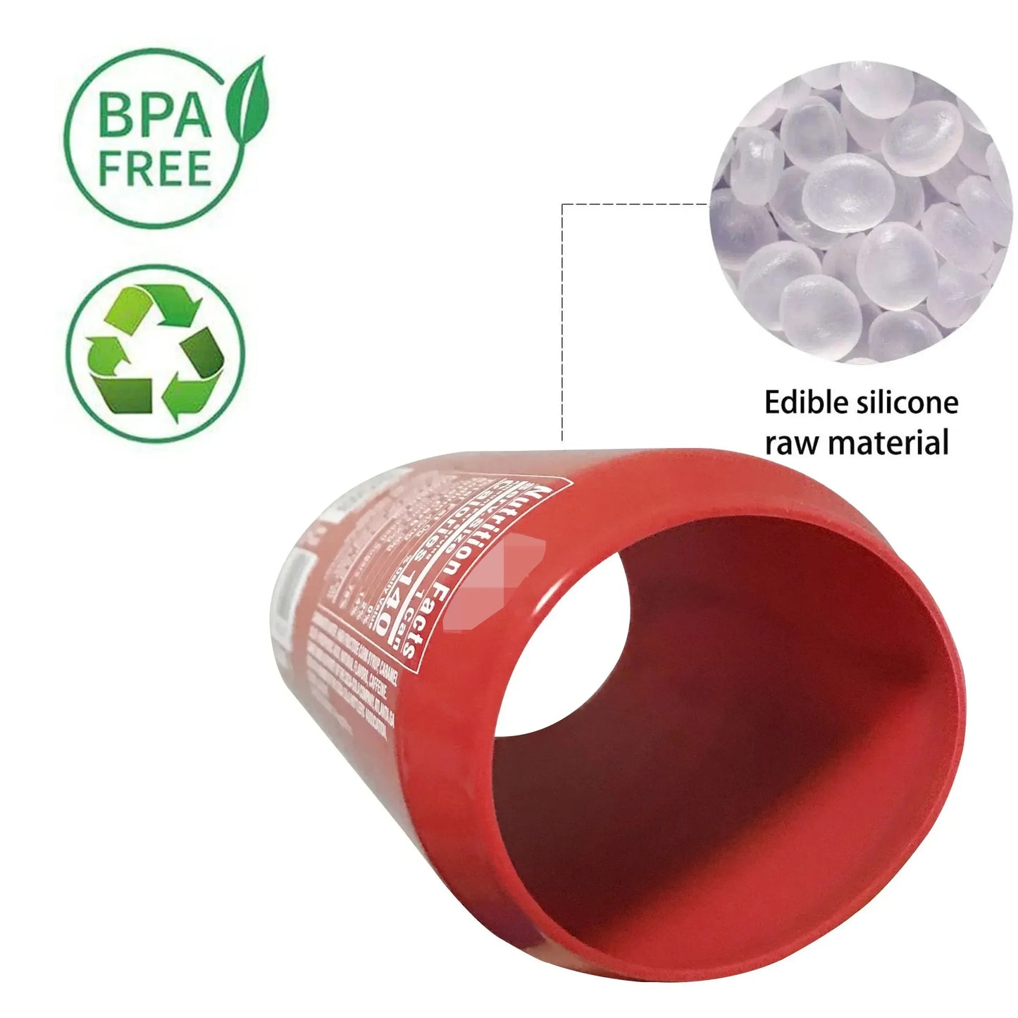 Silicone Beer Can Cover protector Hide Your Beverage Can Beer Can Sleeve hide a beer for golf basketball park beach 330 to 500ml