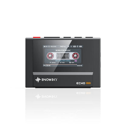 SnowSky/FiiO Echo Mini HiFi Bluetooth MP3 Pure Music Player, 15 godzin odtwarzania, wyjście słuchawkowe 3,5 mm/4,4 mm