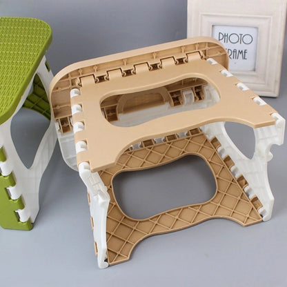 Portable Folding Plastic Stool Outdoor Fishing Camping Bench Small Mazar for Adult Kids Train Trip Garden Use