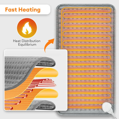 Electric Heating Pads Temperature Adjustable Timing Winter Warm Blanket Abdominal Warmer Back Shoulder Hand Waist Warming Pad