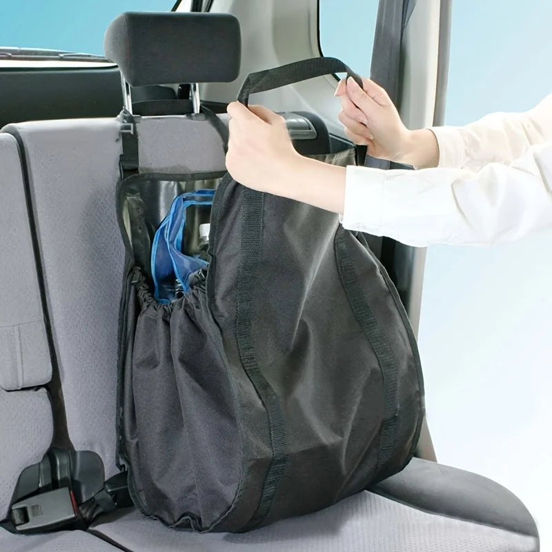 Rear Seat and Trunk Waterproof Car Seat Storage Bag, Large Capacity Portable and Reusable