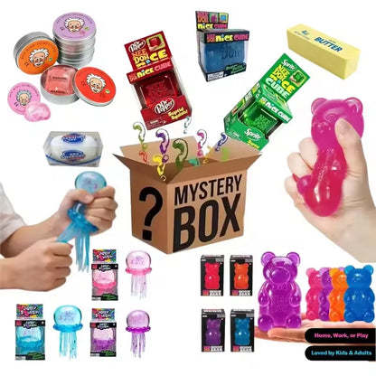 100+ Mystery Fidget Toy Blind Box ,Simulated Food,Antistress Foot Squishy Toy, Squeeze Toy, Mochi Squishy, Stress Reliever Toys
