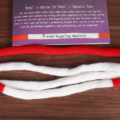 cotton hand-woven soft rope Acrobatic Knot By Daryl Jumping Knot Of Pakistan Carrick-Bend  Rope Stage Magic Tricks Gimmick Ind