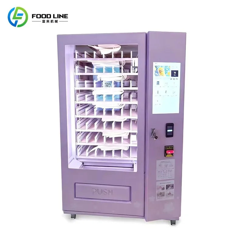Touch Screen Eyelash Earring Vending Machine AI Virtual Trial Card Reader for Shopping Mall Retail Free Custom Stickers