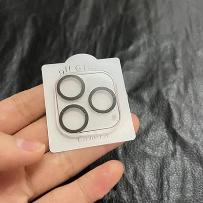 Błyszczące etui ochronne z diamentami na aparat iPhone 15 14 13 12 11 16 Pro Max Mini Plus 16Pro 15Pro 16Promax